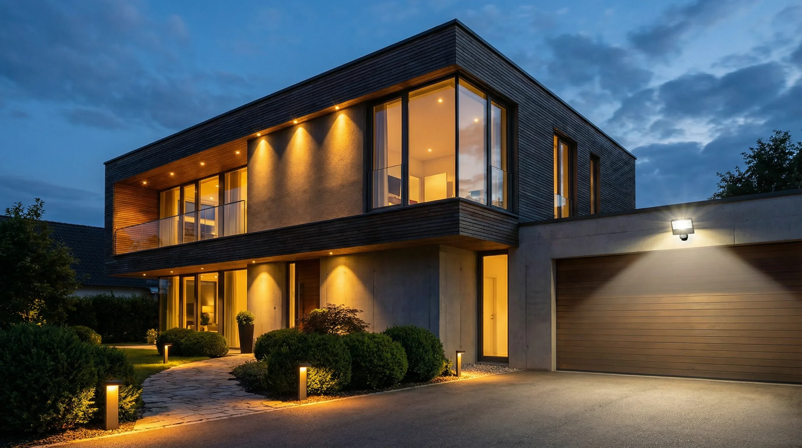 Außenbeleuchtung: Strahler & Bewegungsmelder