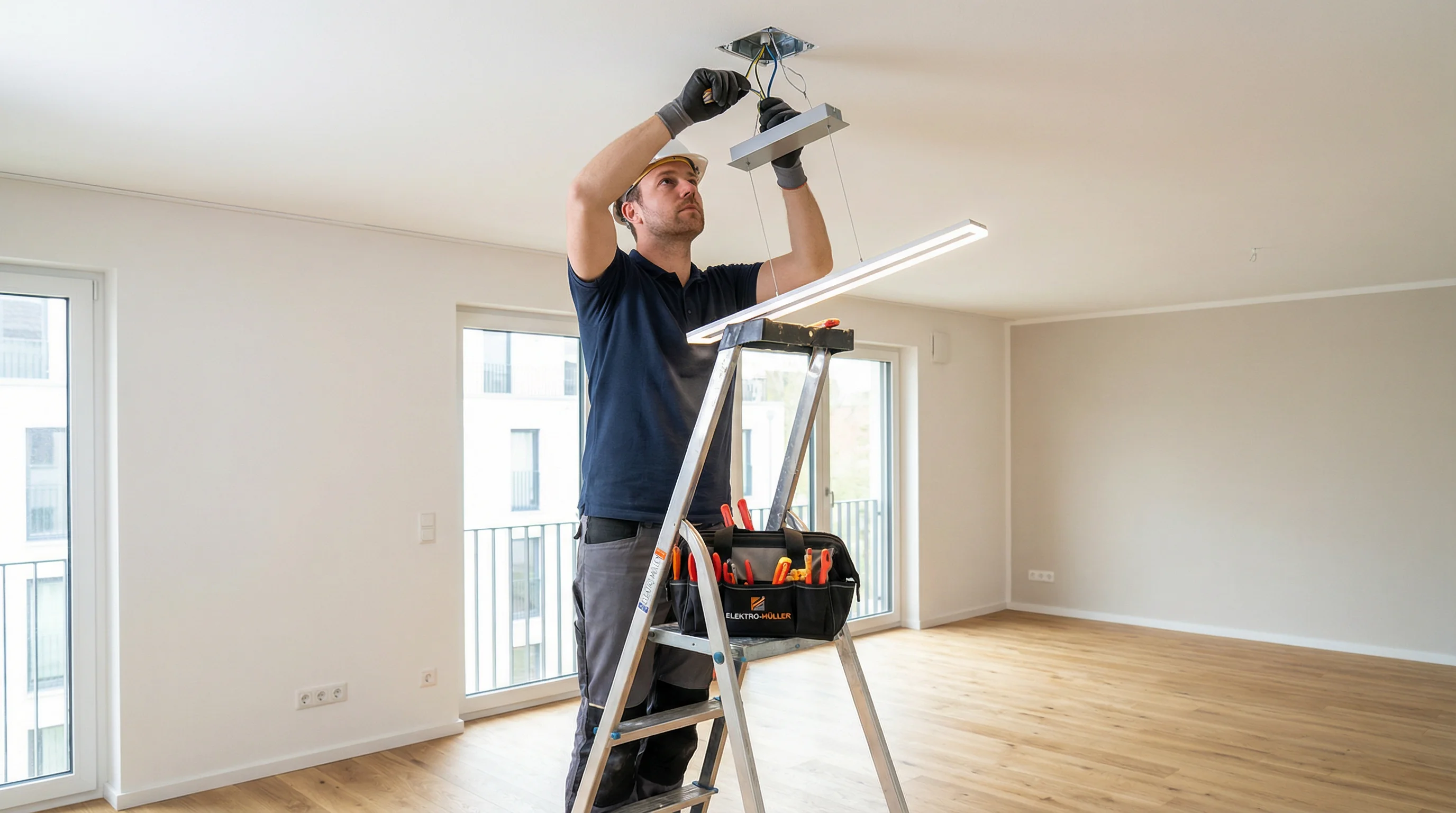 Deckenlampe sicher anschließen