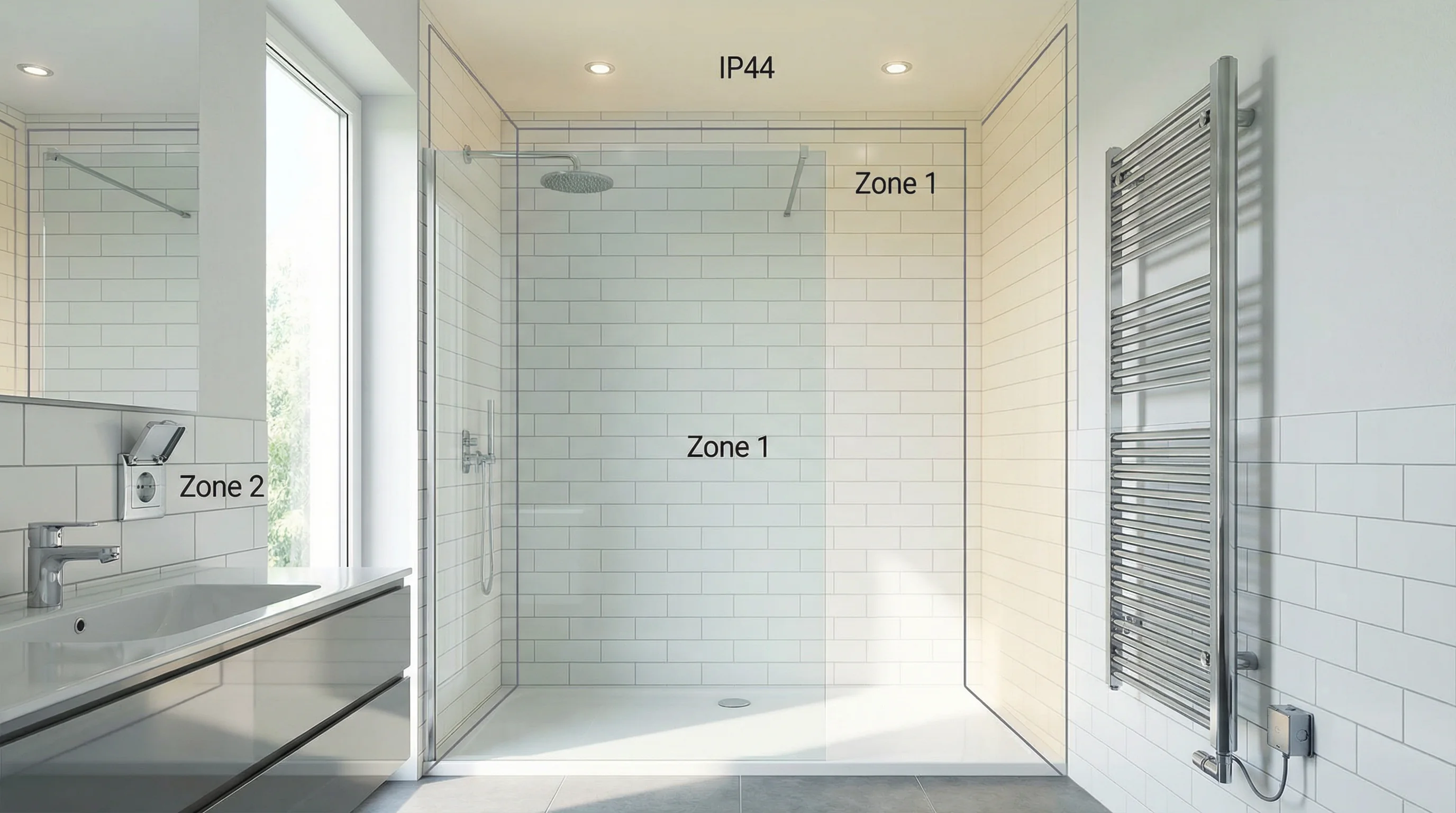 Elektroinstallation im Bad: Schutzklassen & Normen