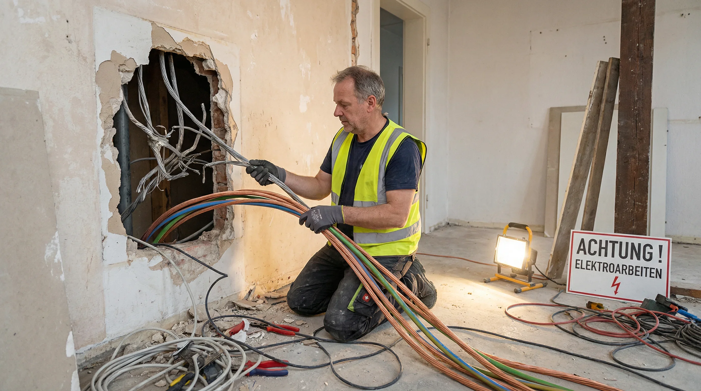 Deckenlampe bei Renovierung erneuern