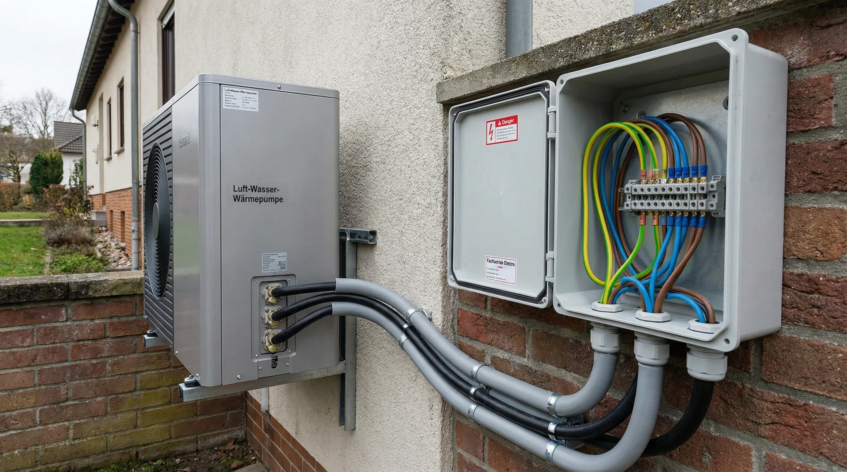 Wärmepumpe elektrisch anschließen
